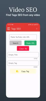 Tags SEO - Video Finder android App screenshot 3